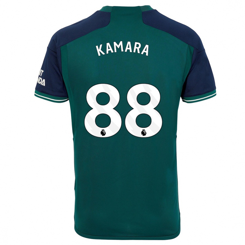 Vaikiškas Osman Kamara #88 Žalias Trečias Marškinėliai 2023/24 T-Shirt