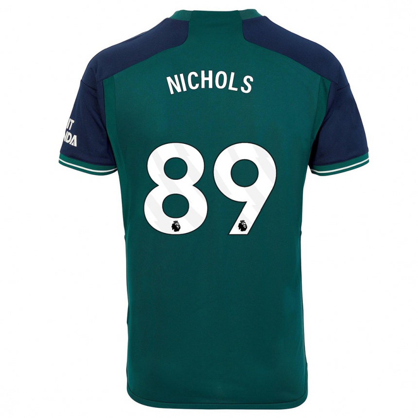 Vaikiškas Josh Nichols #89 Žalias Trečias Marškinėliai 2023/24 T-Shirt