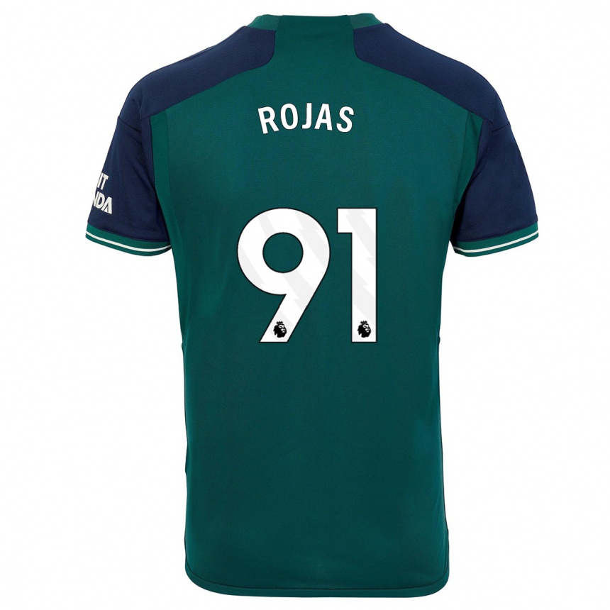 Vaikiškas Alexei Rojas #91 Žalias Trečias Marškinėliai 2023/24 T-Shirt