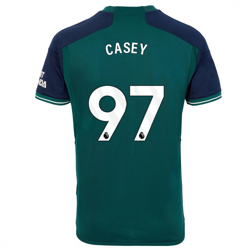 Vaikiškas Dan Casey #97 Žalias Trečias Marškinėliai 2023/24 T-Shirt