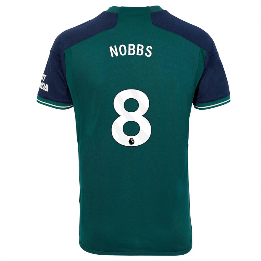 Vaikiškas Nobbs #8 Žalias Trečias Marškinėliai 2023/24 T-Shirt