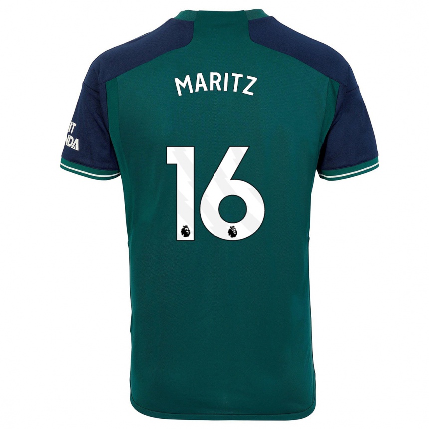 Vaikiškas Noelle Maritz #16 Žalias Trečias Marškinėliai 2023/24 T-Shirt