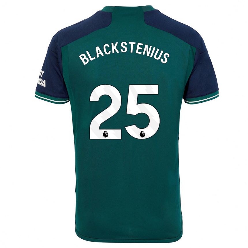 Vaikiškas Stina Blackstenius #25 Žalias Trečias Marškinėliai 2023/24 T-Shirt