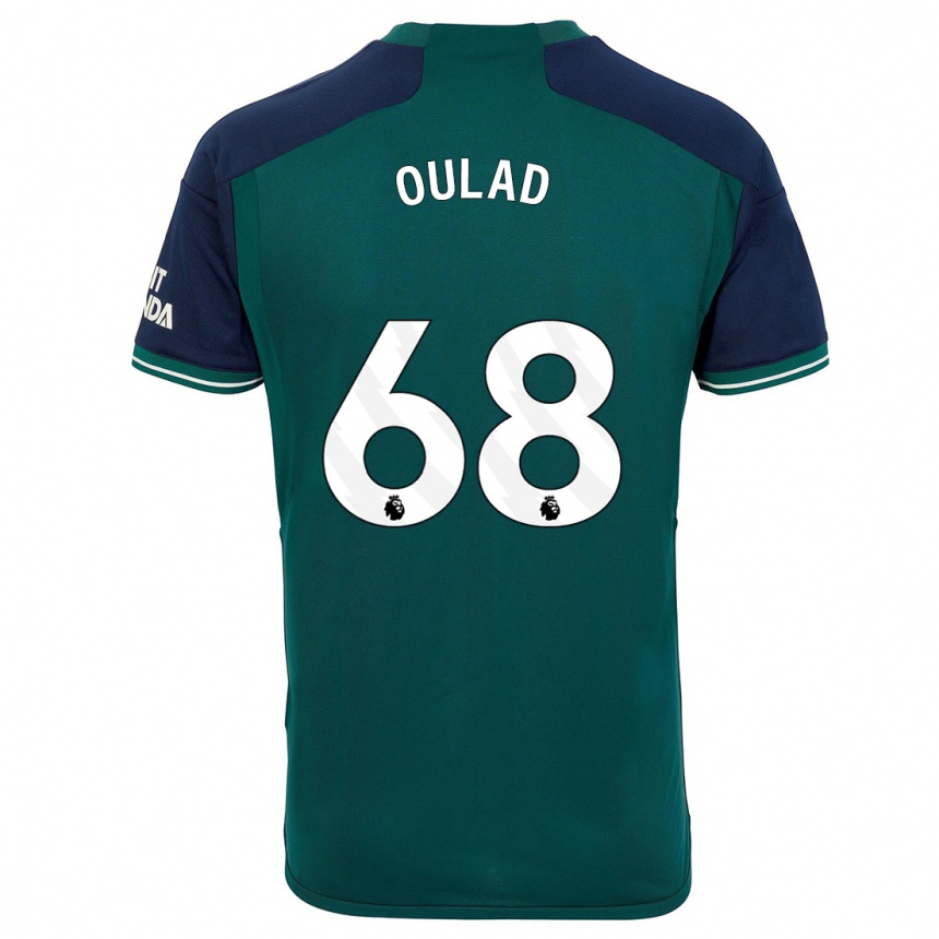 Vaikiškas Salah-Eddine Oulad M'hand #68 Žalias Trečias Marškinėliai 2023/24 T-Shirt