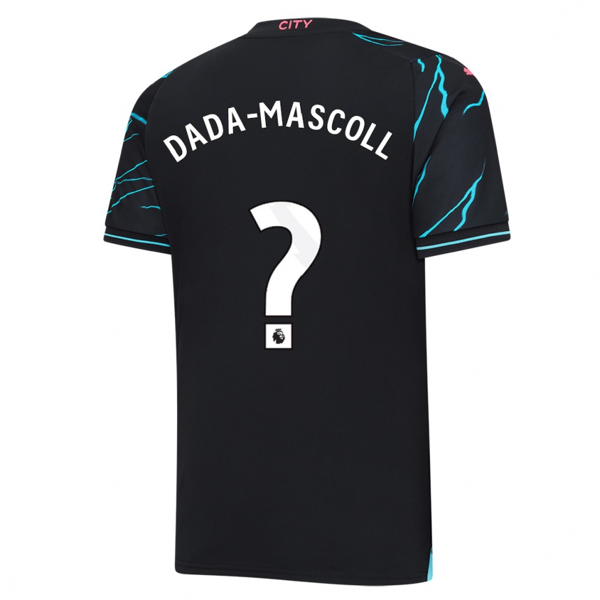 Vaikiškas Isaiah Dada-Mascoll #0 Tamsiai Mėlyna Trečias Marškinėliai 2023/24 T-Shirt