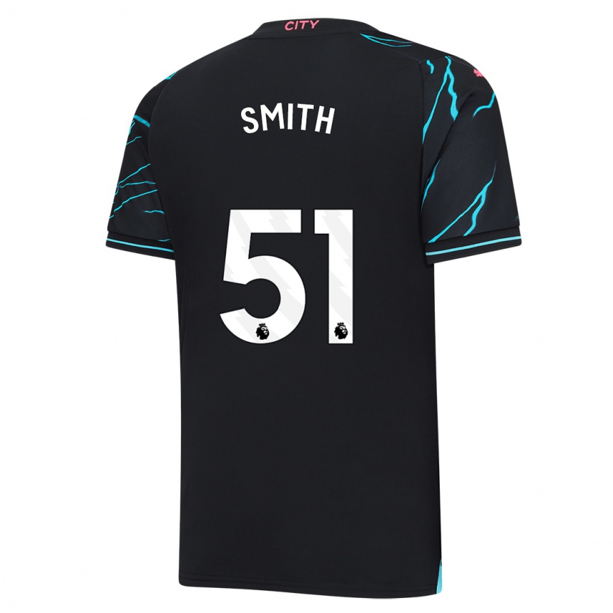 Vaikiškas Isaac Smith #51 Tamsiai Mėlyna Trečias Marškinėliai 2023/24 T-Shirt