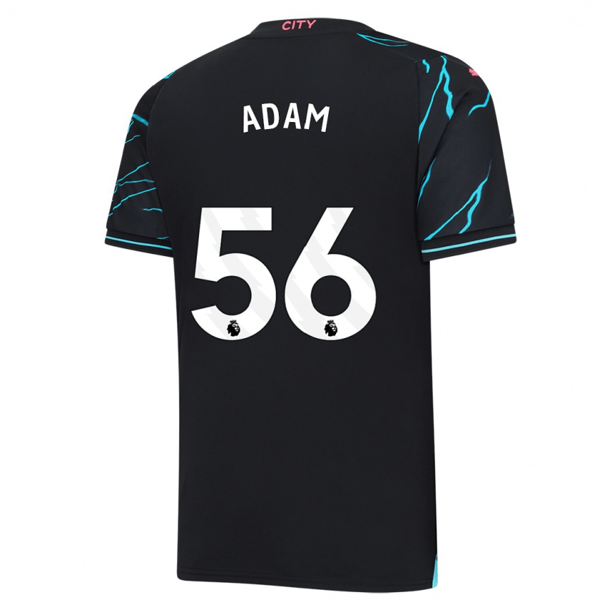 Vaikiškas Josh Adam #56 Tamsiai Mėlyna Trečias Marškinėliai 2023/24 T-Shirt