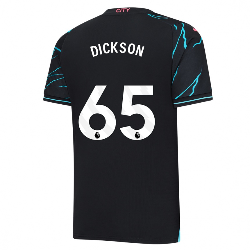 Vaikiškas Will Dickson #65 Tamsiai Mėlyna Trečias Marškinėliai 2023/24 T-Shirt