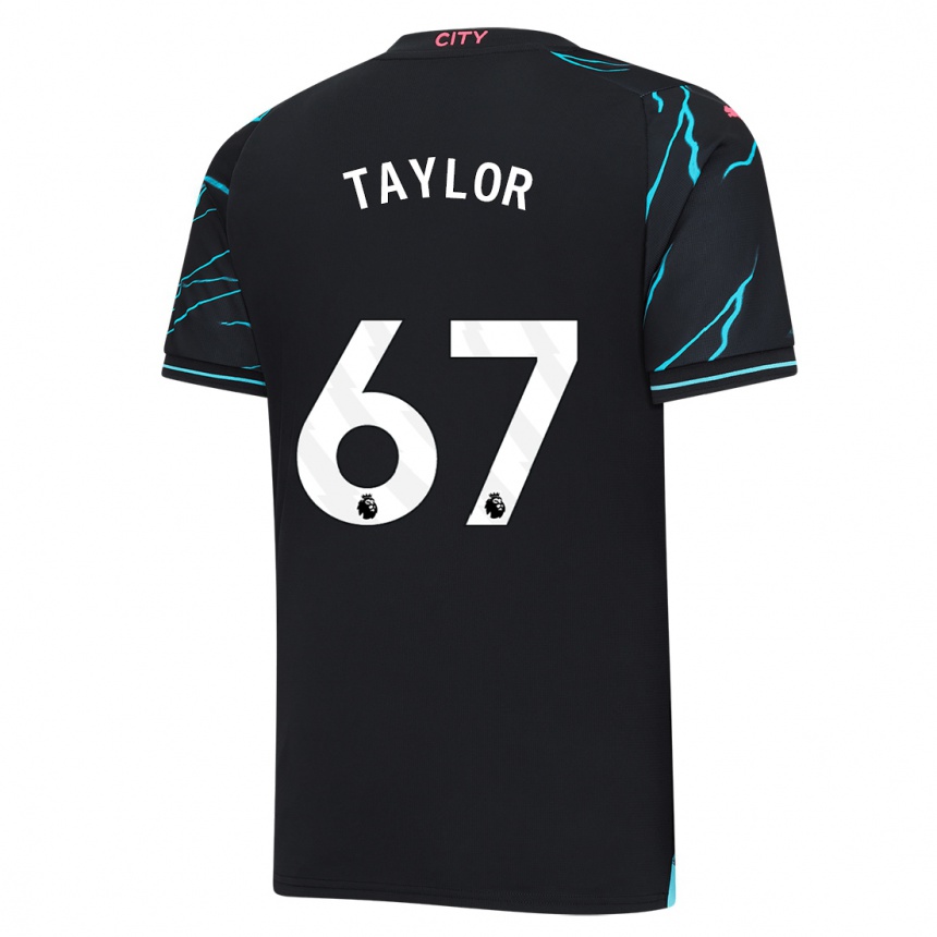 Vaikiškas Kane Taylor #67 Tamsiai Mėlyna Trečias Marškinėliai 2023/24 T-Shirt