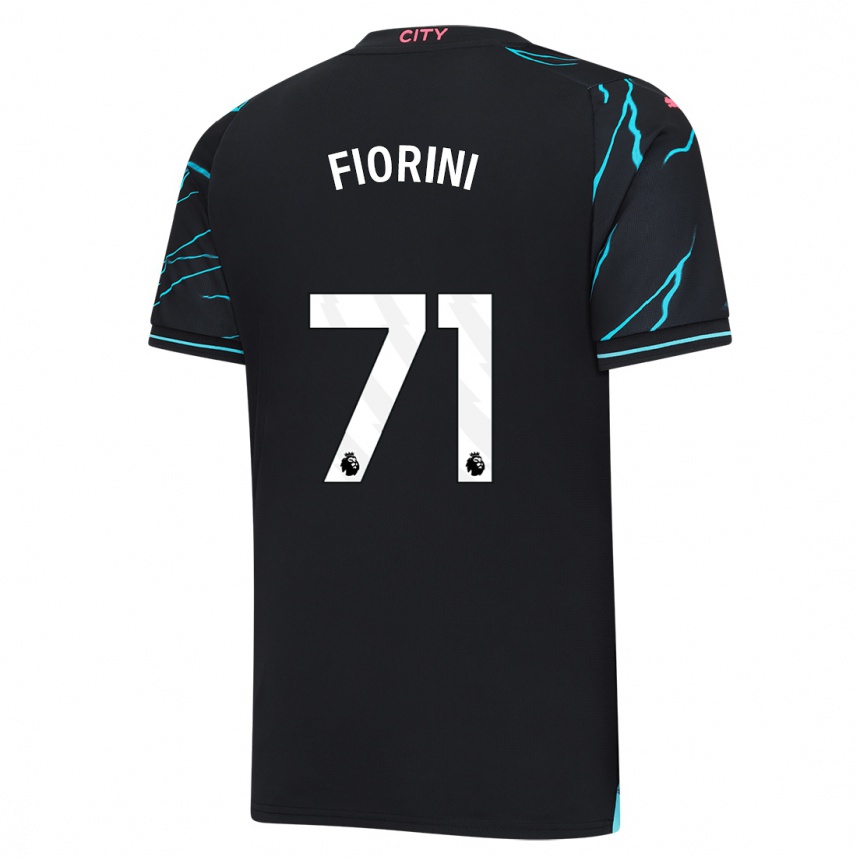 Vaikiškas Lewis Fiorini #71 Tamsiai Mėlyna Trečias Marškinėliai 2023/24 T-Shirt