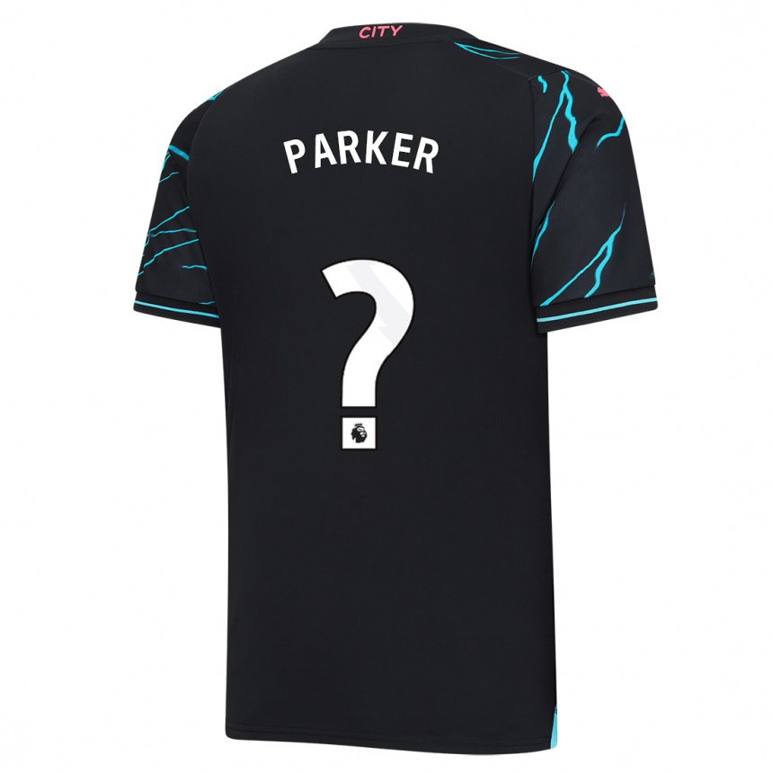 Vaikiškas Harrison Parker #0 Tamsiai Mėlyna Trečias Marškinėliai 2023/24 T-Shirt