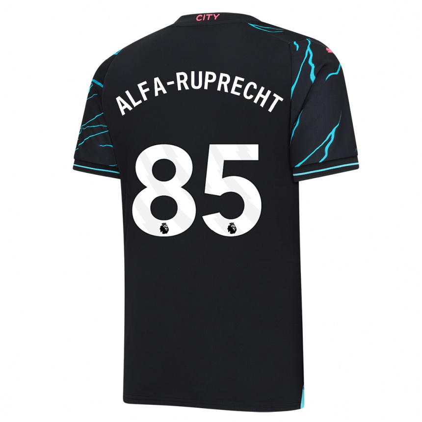 Vaikiškas Farid Alfa-Ruprecht #85 Tamsiai Mėlyna Trečias Marškinėliai 2023/24 T-Shirt