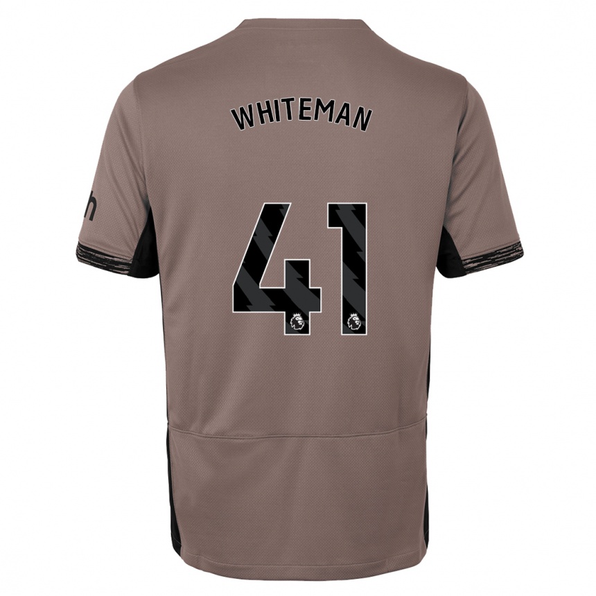 Vaikiškas Alfie Whiteman #41 Tamsiai Smėlio Spalvos Trečias Marškinėliai 2023/24 T-Shirt