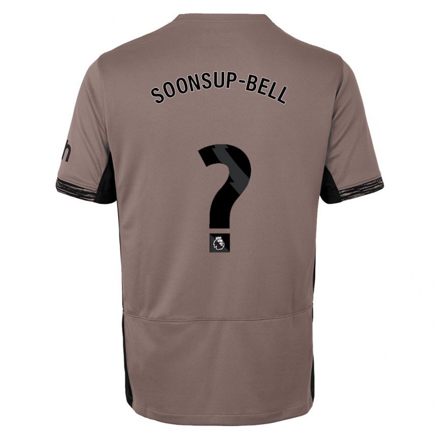 Vaikiškas Jude Soonsup-Bell #0 Tamsiai Smėlio Spalvos Trečias Marškinėliai 2023/24 T-Shirt