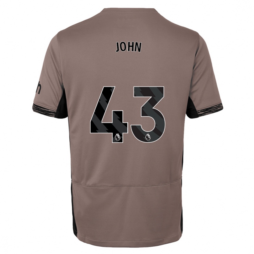 Vaikiškas Nile John #43 Tamsiai Smėlio Spalvos Trečias Marškinėliai 2023/24 T-Shirt