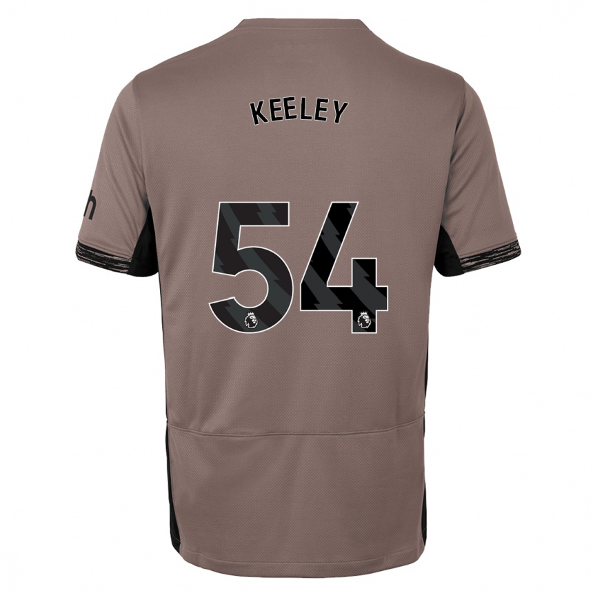 Vaikiškas Josh Keeley #54 Tamsiai Smėlio Spalvos Trečias Marškinėliai 2023/24 T-Shirt