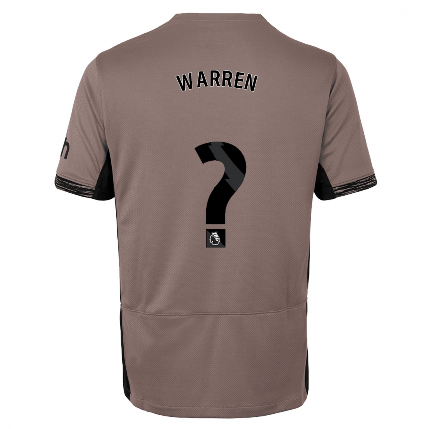 Vaikiškas Charlie Warren #0 Tamsiai Smėlio Spalvos Trečias Marškinėliai 2023/24 T-Shirt