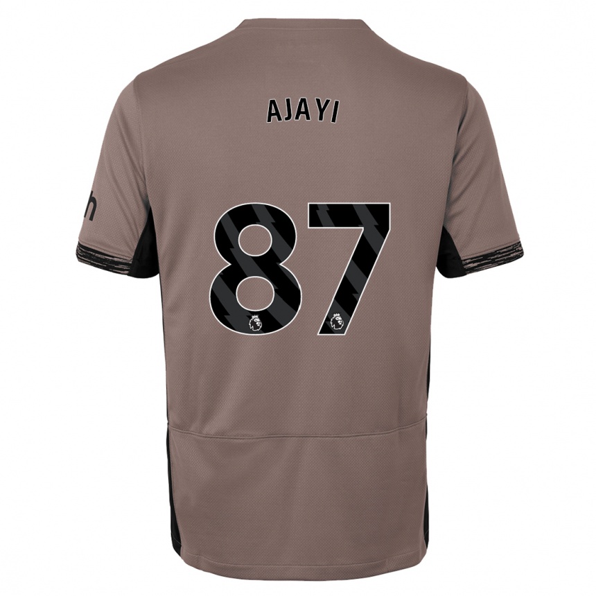 Vaikiškas Damola Ajayi #87 Tamsiai Smėlio Spalvos Trečias Marškinėliai 2023/24 T-Shirt