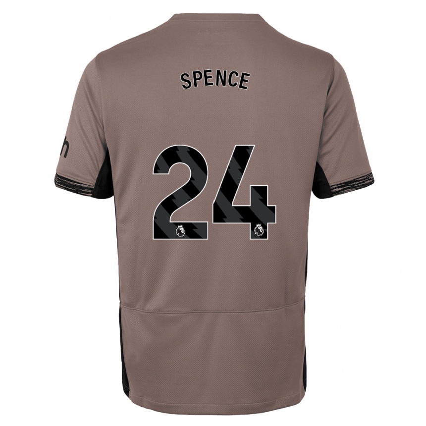 Vaikiškas Djed Spence #24 Tamsiai Smėlio Spalvos Trečias Marškinėliai 2023/24 T-Shirt