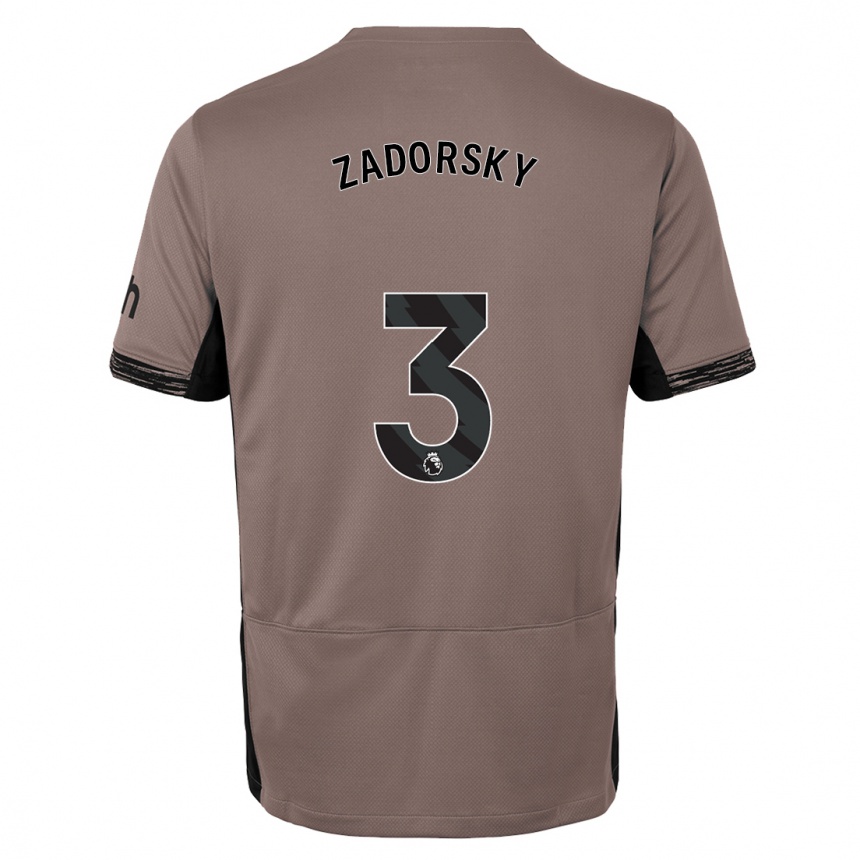 Vaikiškas Shelina Zadorsky #3 Tamsiai Smėlio Spalvos Trečias Marškinėliai 2023/24 T-Shirt