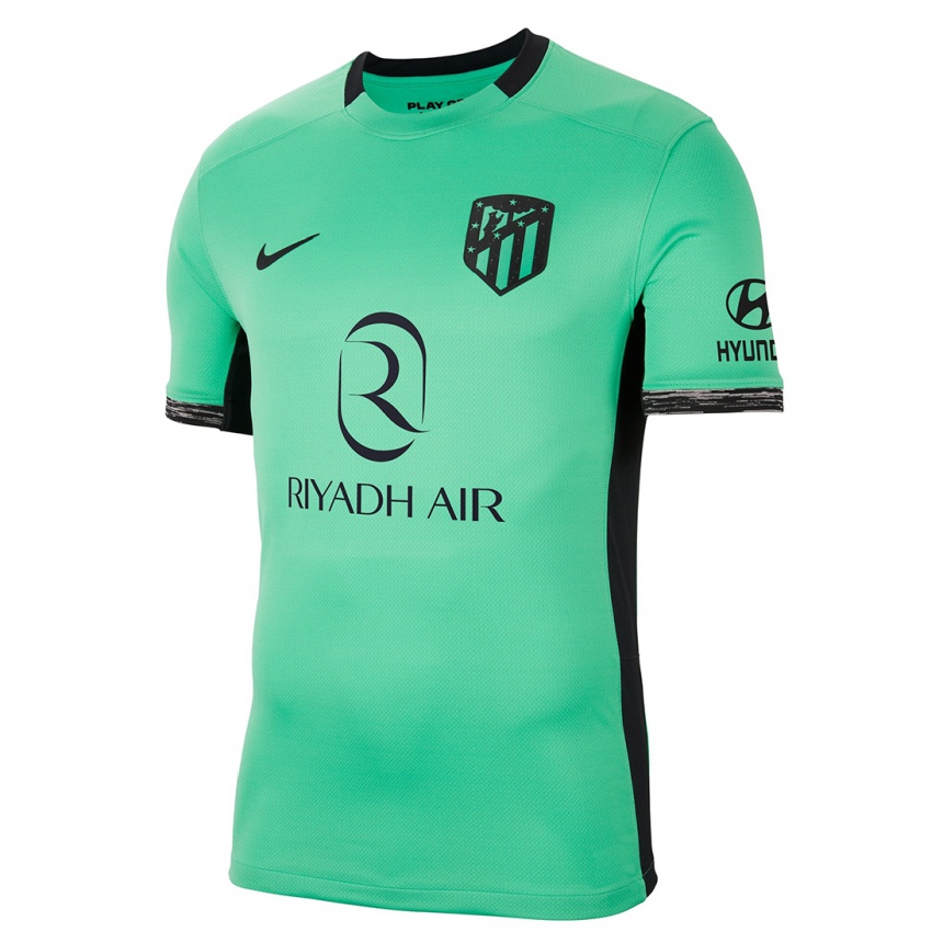 Vaikiškas Saul Niguez #8 Pavasario Žalia Trečias Marškinėliai 2023/24 T-Shirt