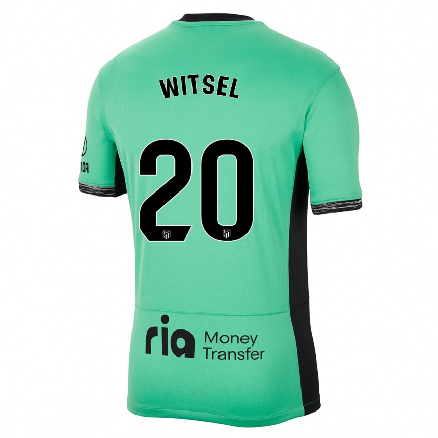 Vaikiškas Axel Witsel #20 Pavasario Žalia Trečias Marškinėliai 2023/24 T-Shirt