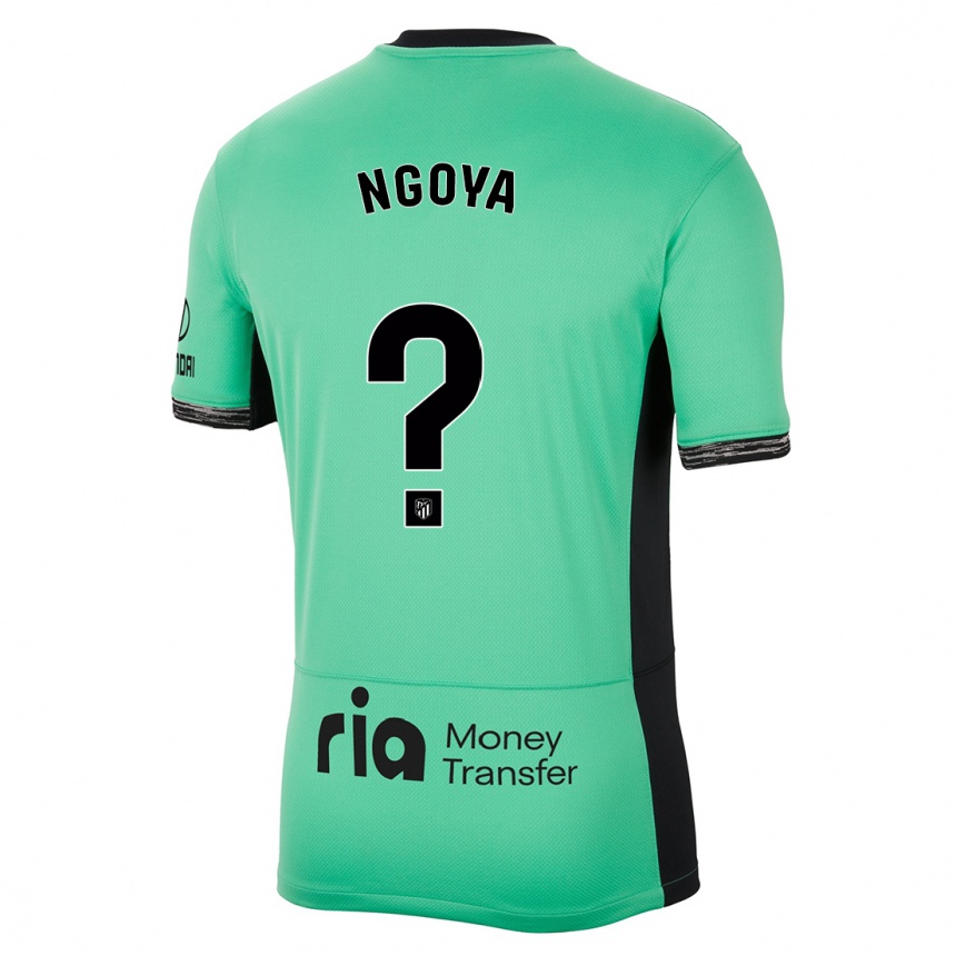 Vaikiškas Joël Ngoya #0 Pavasario Žalia Trečias Marškinėliai 2023/24 T-Shirt