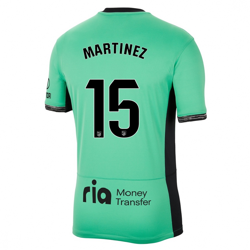 Vaikiškas Daniel Martinez #15 Pavasario Žalia Trečias Marškinėliai 2023/24 T-Shirt