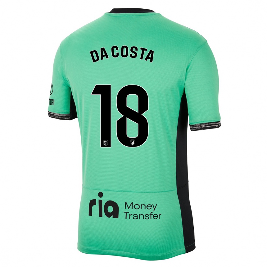 Vaikiškas Mario Da Costa #18 Pavasario Žalia Trečias Marškinėliai 2023/24 T-Shirt