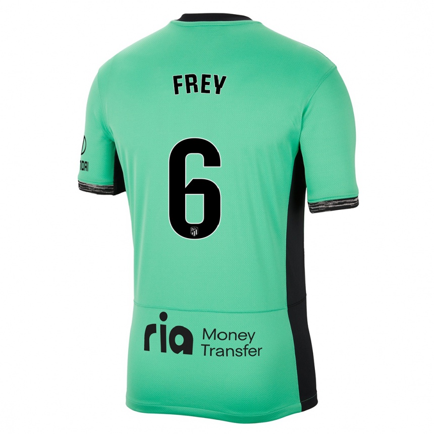 Vaikiškas Darío Frey #6 Pavasario Žalia Trečias Marškinėliai 2023/24 T-Shirt