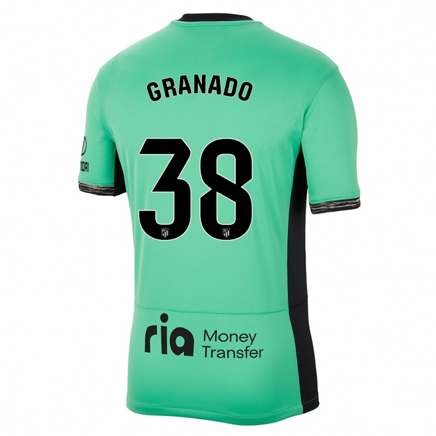 Vaikiškas Adrian Granado #38 Pavasario Žalia Trečias Marškinėliai 2023/24 T-Shirt