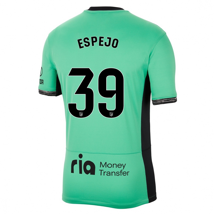 Vaikiškas Diego Espejo #39 Pavasario Žalia Trečias Marškinėliai 2023/24 T-Shirt