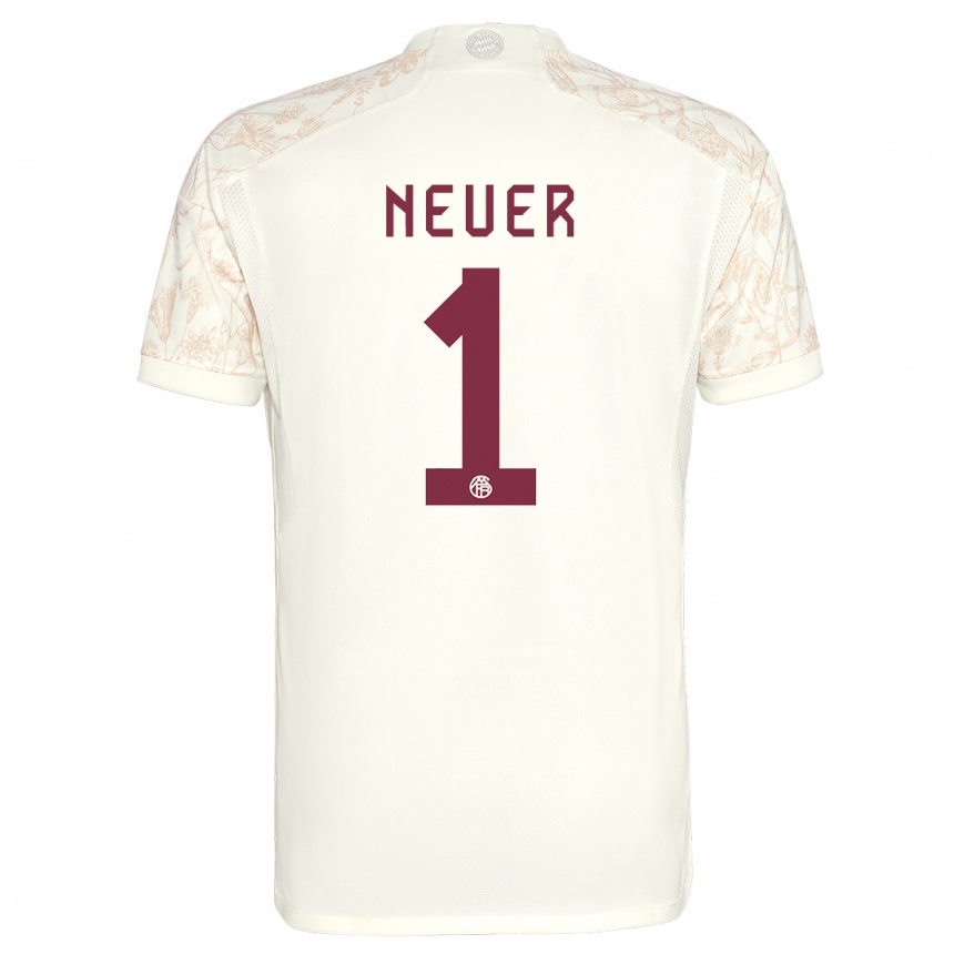 Vaikiškas Manuel Neuer #1 Nespalvotas Trečias Marškinėliai 2023/24 T-Shirt