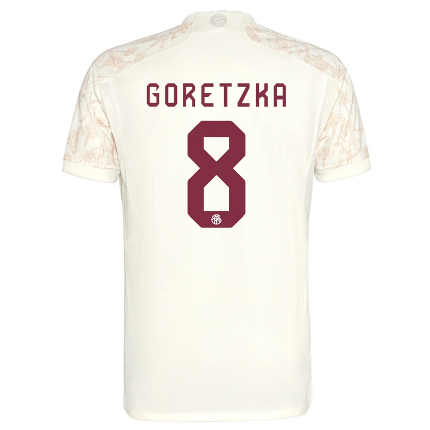 Vaikiškas Leon Goretzka #8 Nespalvotas Trečias Marškinėliai 2023/24 T-Shirt