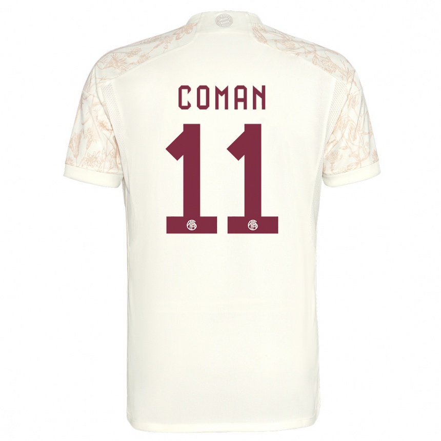 Vaikiškas Kingsley Coman #11 Nespalvotas Trečias Marškinėliai 2023/24 T-Shirt