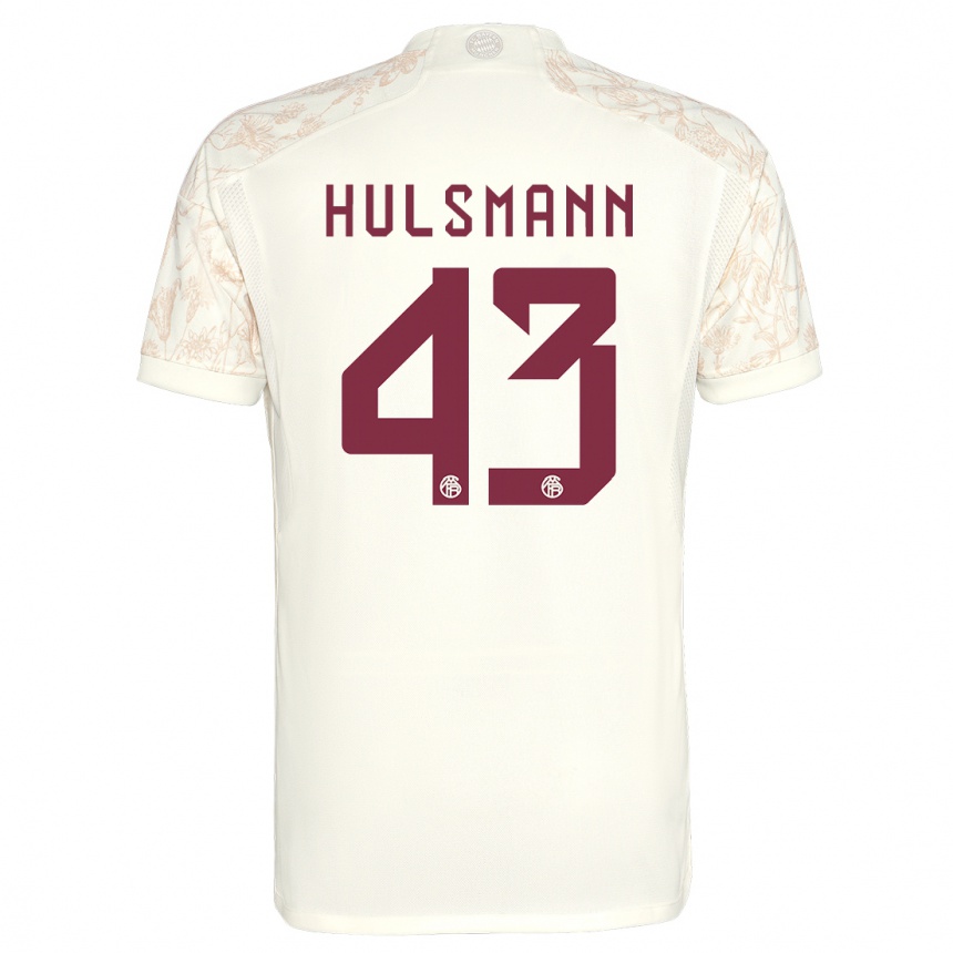 Vaikiškas Tom Hulsmann #43 Nespalvotas Trečias Marškinėliai 2023/24 T-Shirt