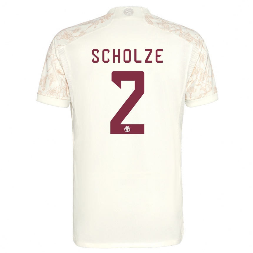 Vaikiškas Max Scholze #2 Nespalvotas Trečias Marškinėliai 2023/24 T-Shirt