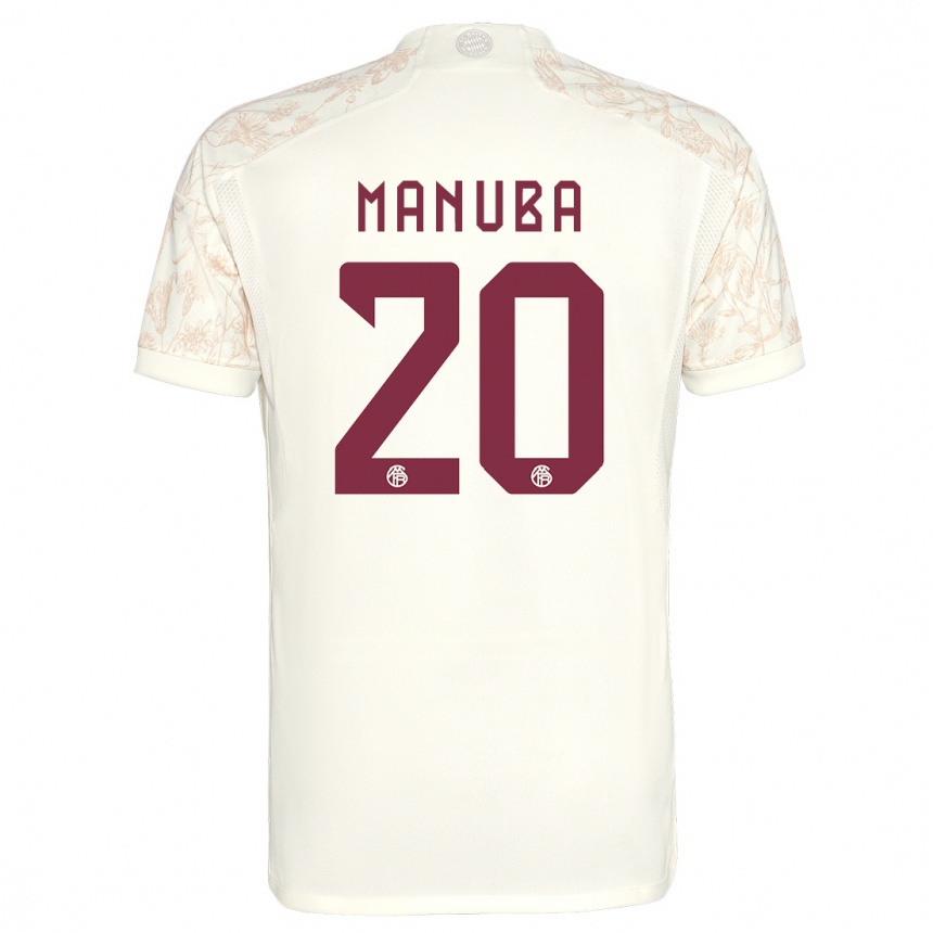 Vaikiškas Vincent Manuba #20 Nespalvotas Trečias Marškinėliai 2023/24 T-Shirt