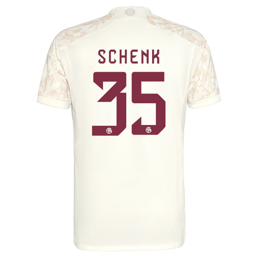 Vaikiškas Johannes Schenk #35 Nespalvotas Trečias Marškinėliai 2023/24 T-Shirt