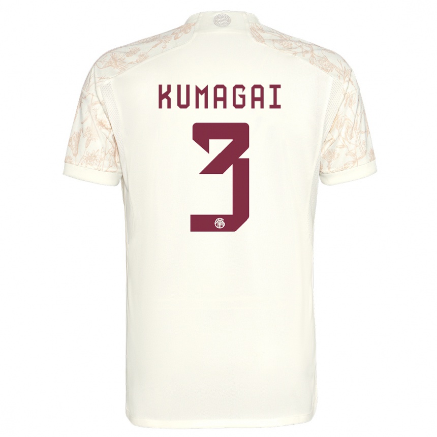 Vaikiškas Saki Kumagai #3 Nespalvotas Trečias Marškinėliai 2023/24 T-Shirt