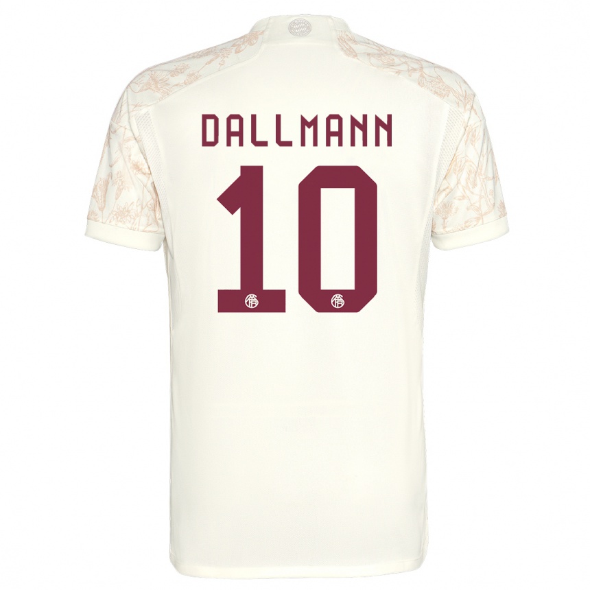 Vaikiškas Linda Dallmann #10 Nespalvotas Trečias Marškinėliai 2023/24 T-Shirt