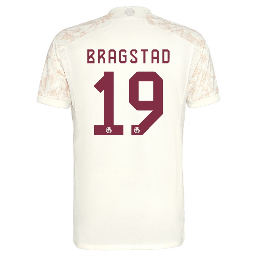 Vaikiškas Emilie Bragstad #19 Nespalvotas Trečias Marškinėliai 2023/24 T-Shirt