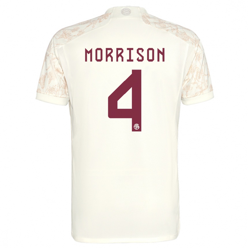 Vaikiškas Liam Morrison #4 Nespalvotas Trečias Marškinėliai 2023/24 T-Shirt