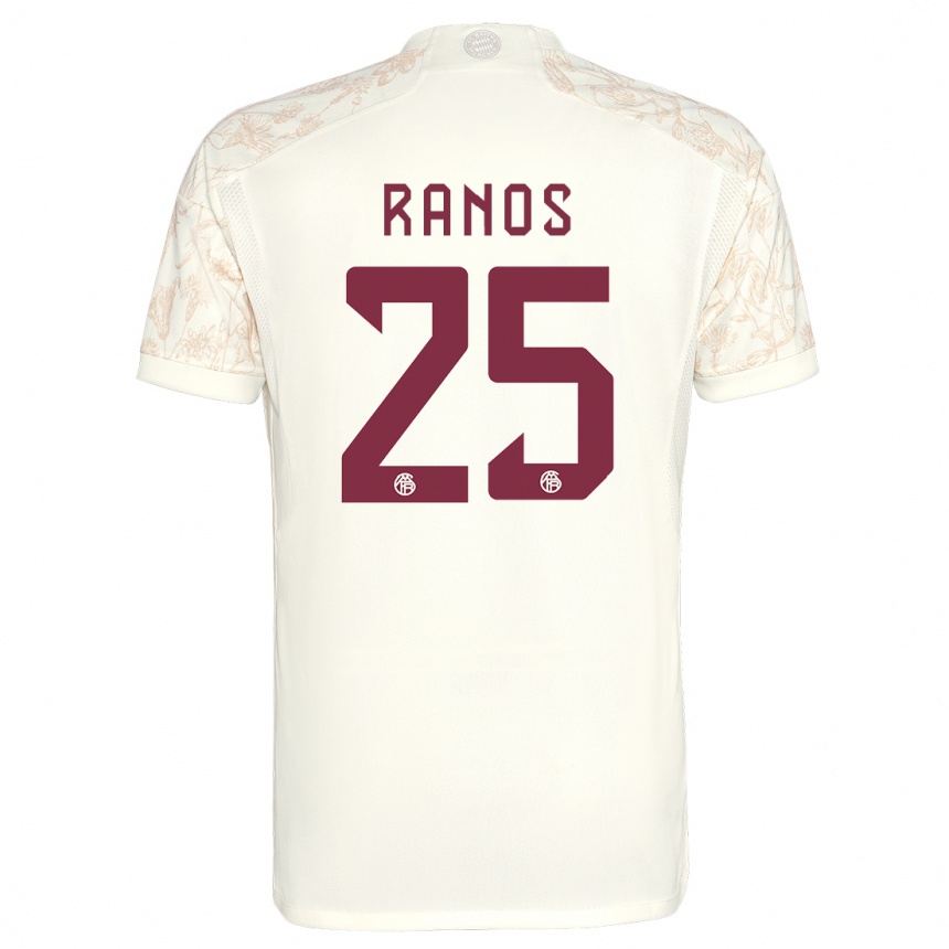 Vaikiškas Grant-Leon Ranos #25 Nespalvotas Trečias Marškinėliai 2023/24 T-Shirt