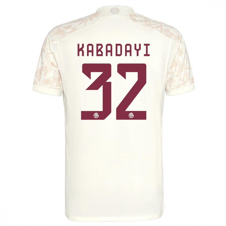 Vaikiškas Yusuf Kabadayi #32 Nespalvotas Trečias Marškinėliai 2023/24 T-Shirt