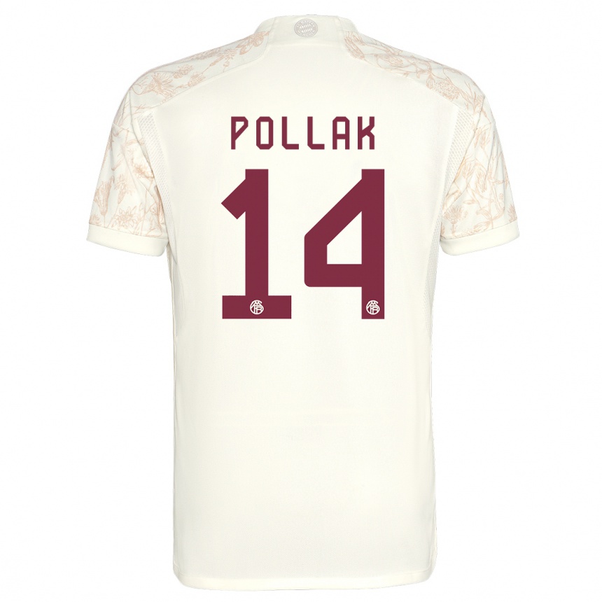 Vaikiškas Florian Pollak #14 Nespalvotas Trečias Marškinėliai 2023/24 T-Shirt