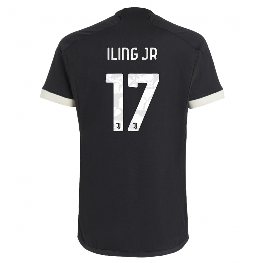 Vaikiškas Samuel Iling-Junior #17 Juoda Trečias Marškinėliai 2023/24 T-Shirt