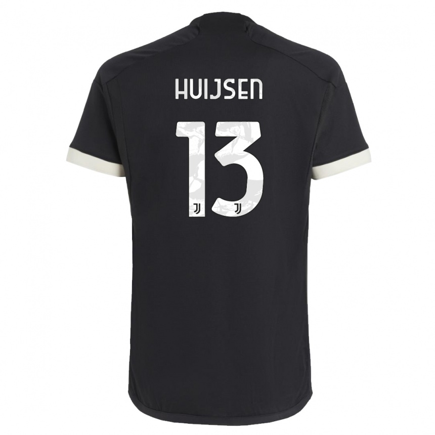 Vaikiškas Dean Huijsen #13 Juoda Trečias Marškinėliai 2023/24 T-Shirt