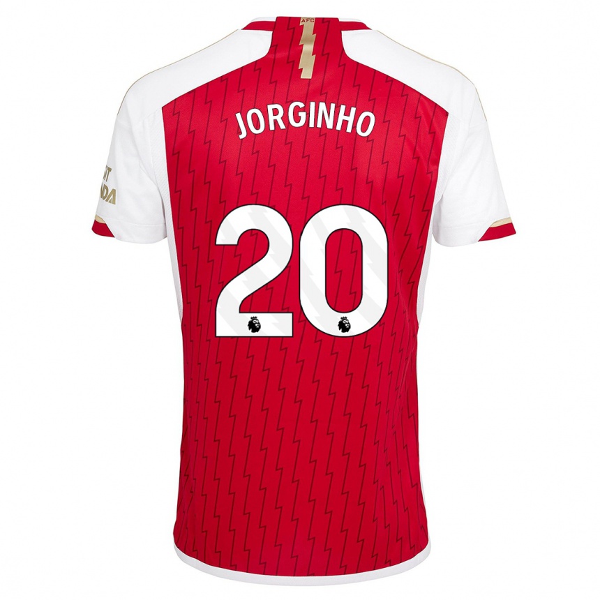 Vyrai Jorginho #20 Raudona Namų Marškinėliai 2023/24 T-Shirt