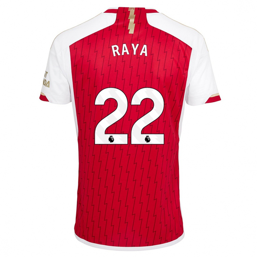 Vyrai David Raya #22 Raudona Namų Marškinėliai 2023/24 T-Shirt